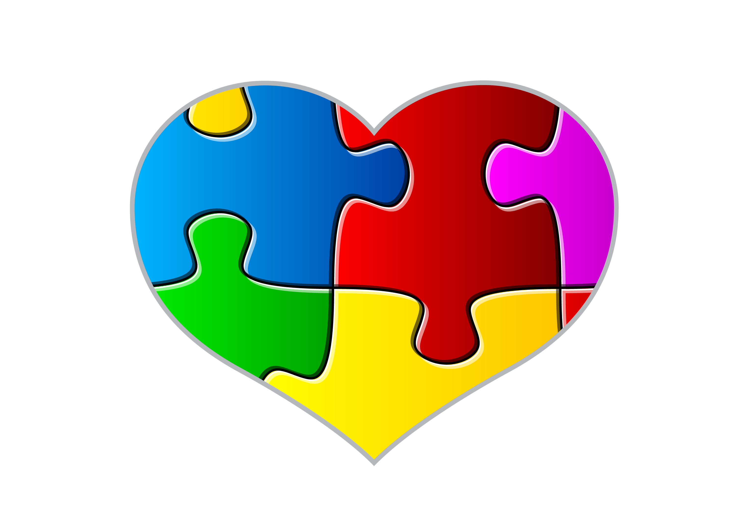 Free image/jpeg, Resolution: 3000x2120, File size: 684Kb, Autism Heart Puzzle Piece Logo
